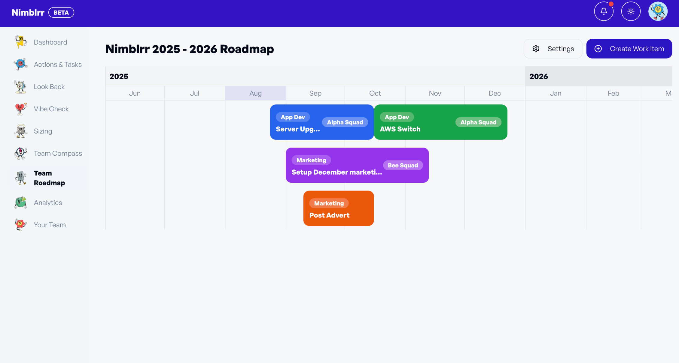 Roadmap guide banner
